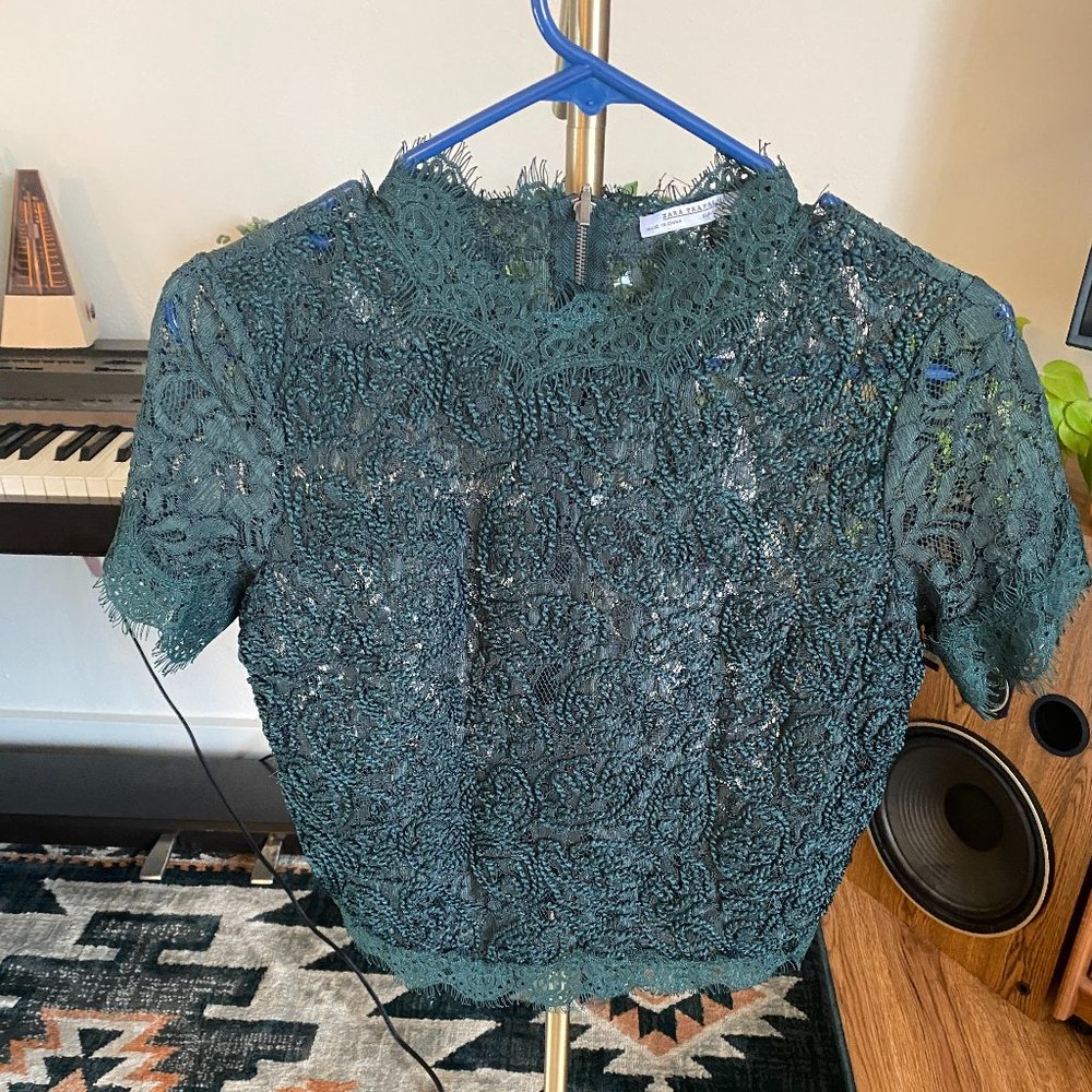 Zara Lace Crop Top